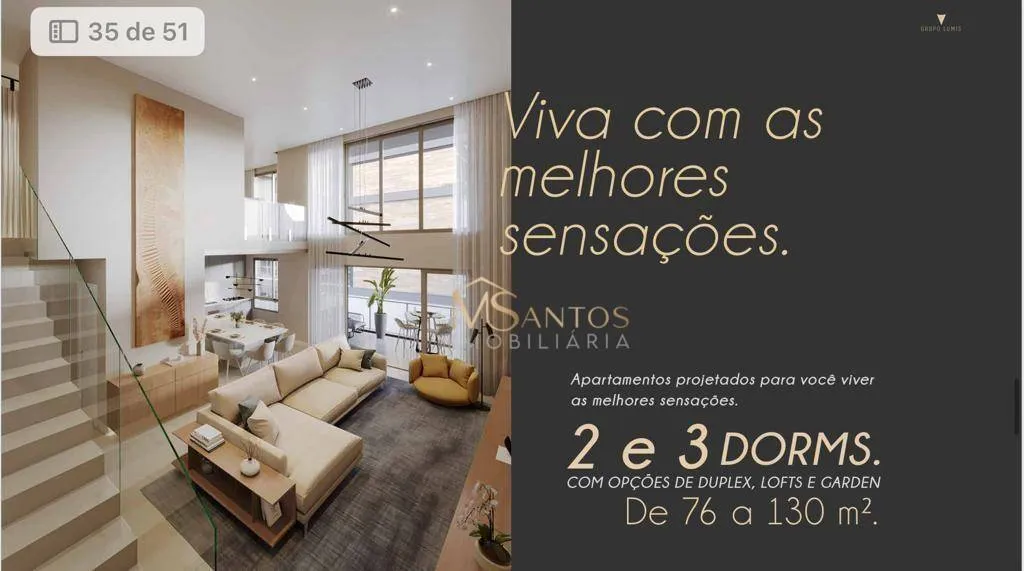 Apartamento com 2 dormitórios à venda, 127 m² por R$ 2.015.902,19 - Cacupé - Florianópolis