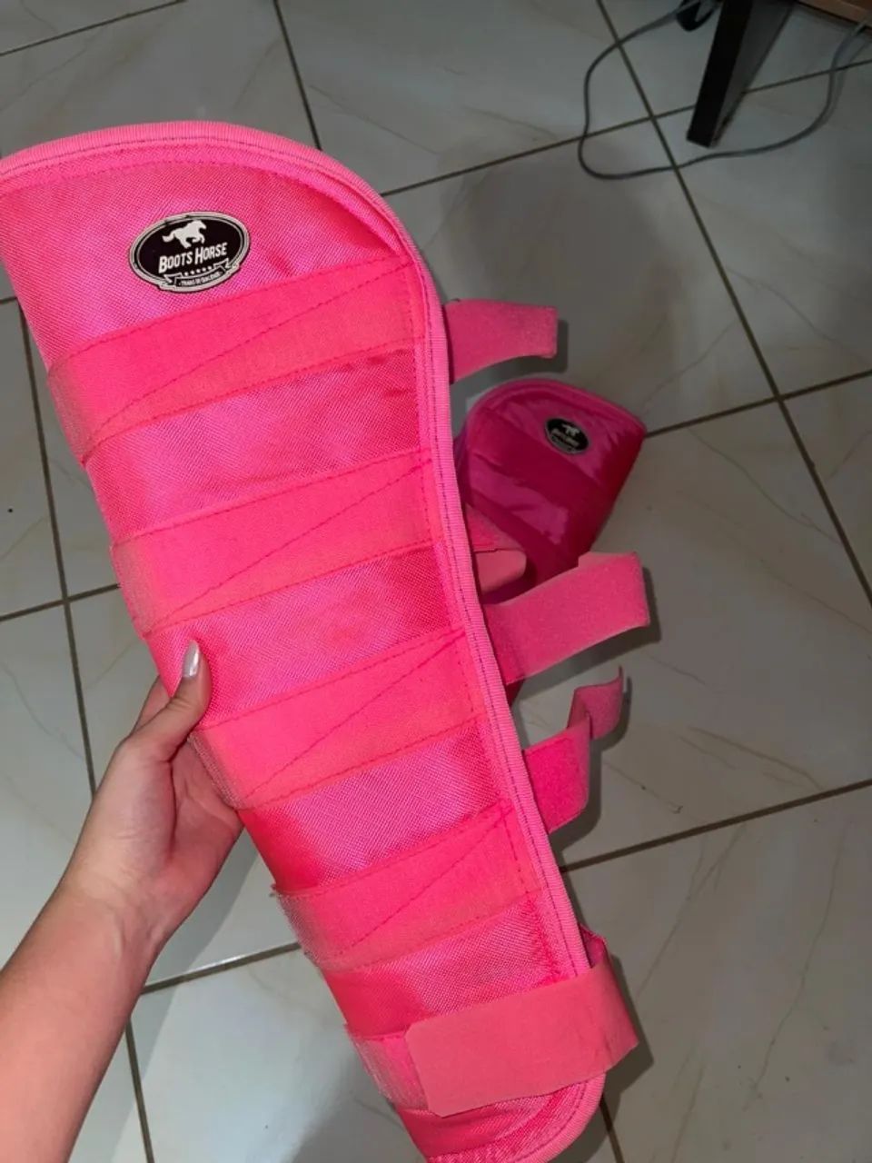 Protetor de Viagem Longo Boots Horse - ROSA - Foto 3