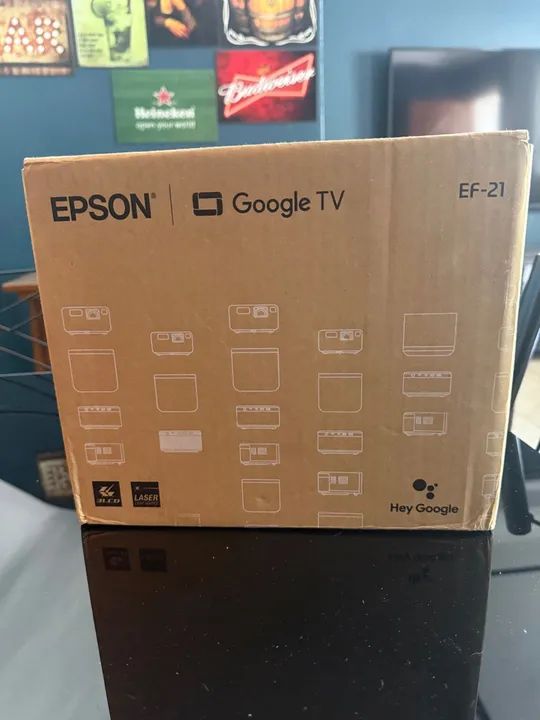 Projetor Epson EF-21 com Google TV com Garantia ainda de 18 meses - Foto 5