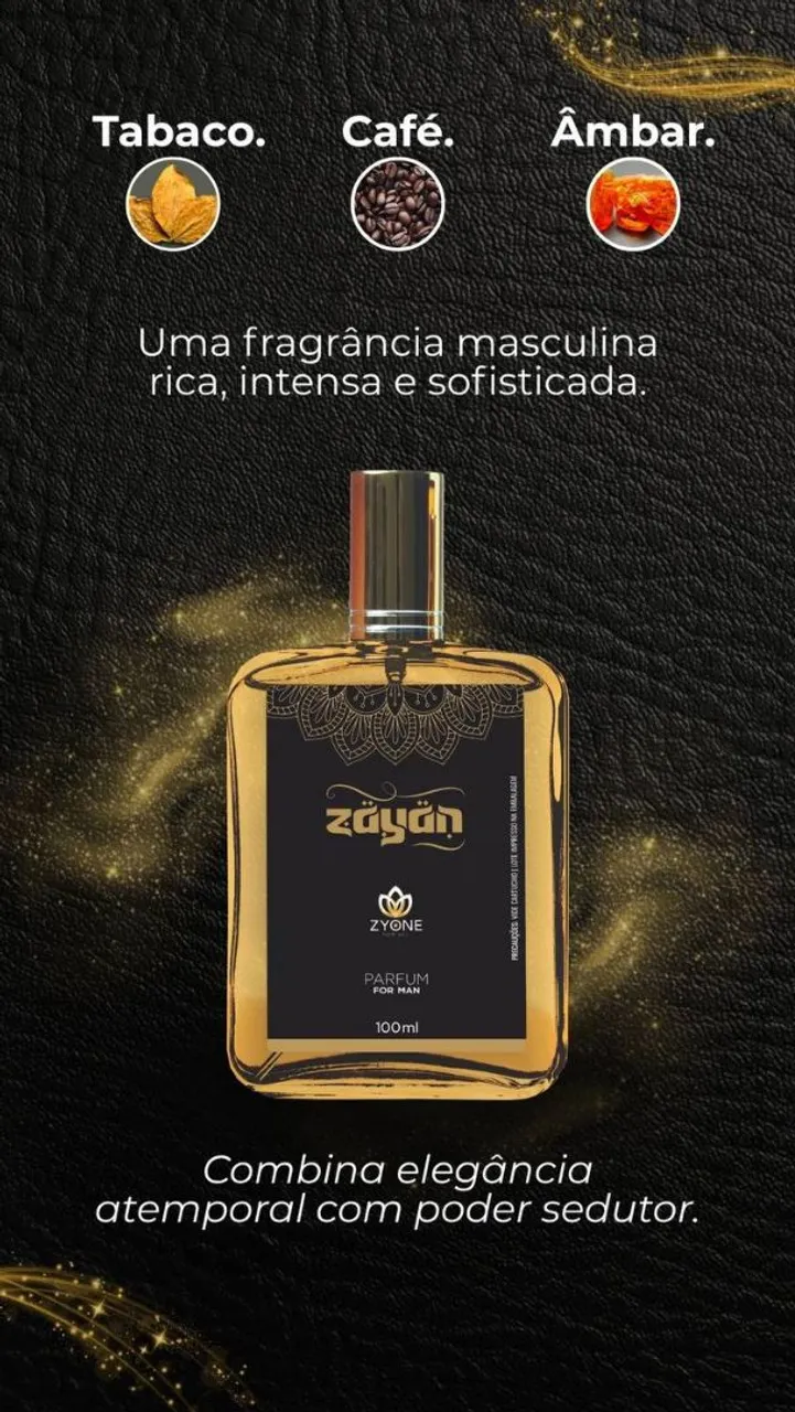 Perfume Masculino Zayan Zyone 100ml