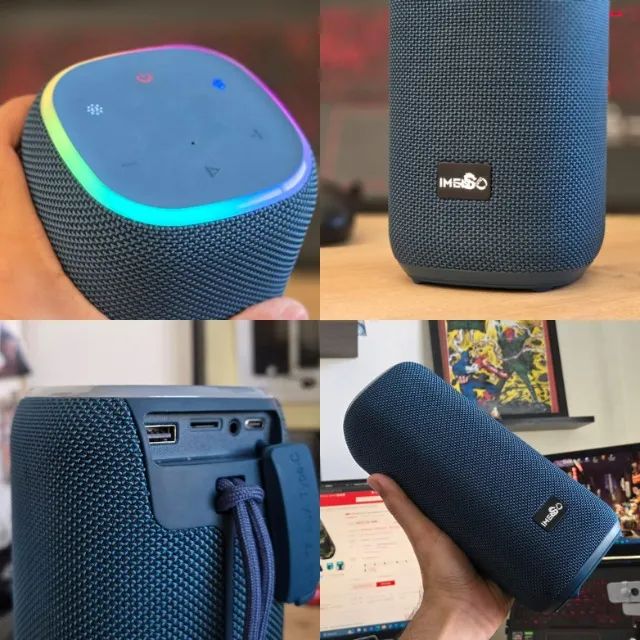 [NOVO] Caixa De Som Portátil Bluetooth 5.3 lmenso X81 lpx6 60w Rgb