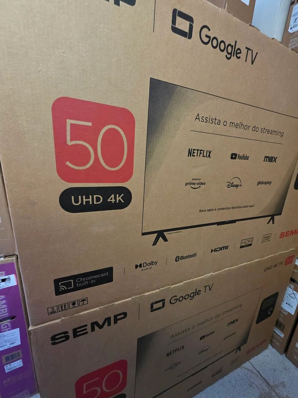 Smart TV Semp 50'' 4K UHD Google TV - Foto 3
