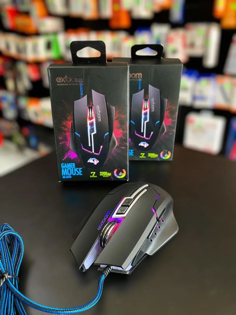 MOUSE GAMER EXBOM MS-G270 RGB - Foto 4