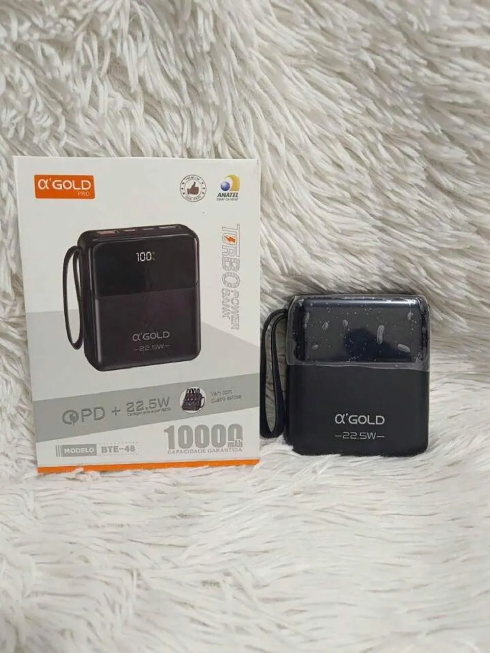 Carregador Portátil Turbo Power Alpha Gold 10000 mAh