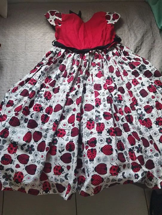 Vestido Infantil Ladybug - Tamanho 8