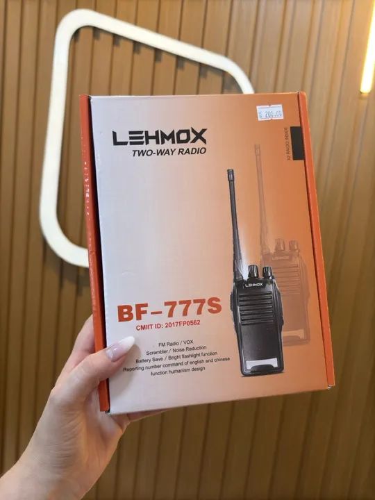 Rádio Comunicador Duplo HT LEHMOX BF-777S - Novo
