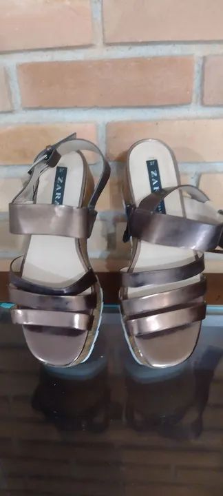 Sandálias plataforma marrom64628725538562121