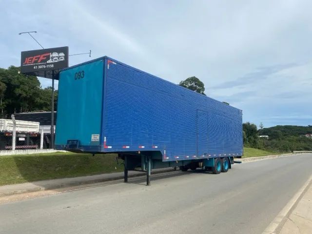 Carreta Baú Rebaixado 26P 2 eixos 13,60 mts Randon 1998 sem pneus