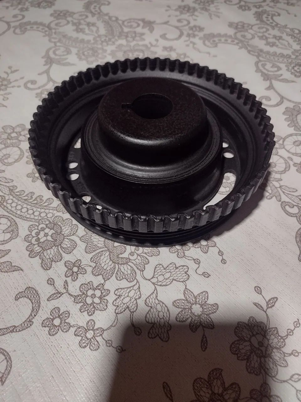 Polia Fonica/Multi V do girabrequim com sistema Ante_vibracao.