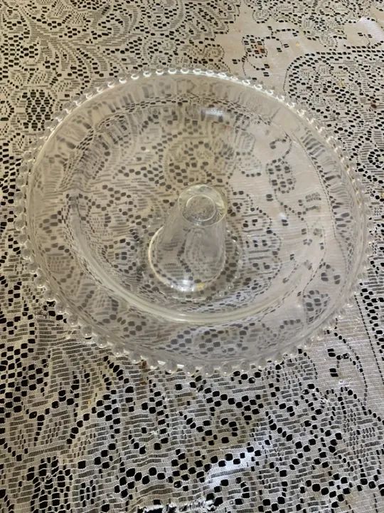 Suporte de vidro para bolo. - Foto 2