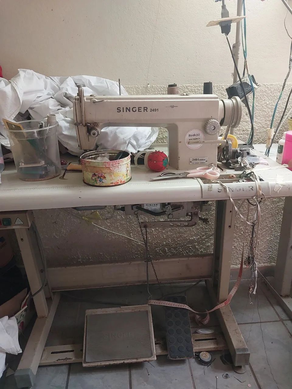 Máquina de Costura Industrial Singer 2491