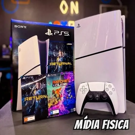 PlayStation 5 (PS5) com Jogos - Mídia Física