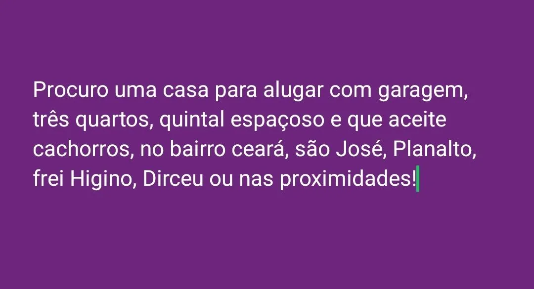 Procurando casa
