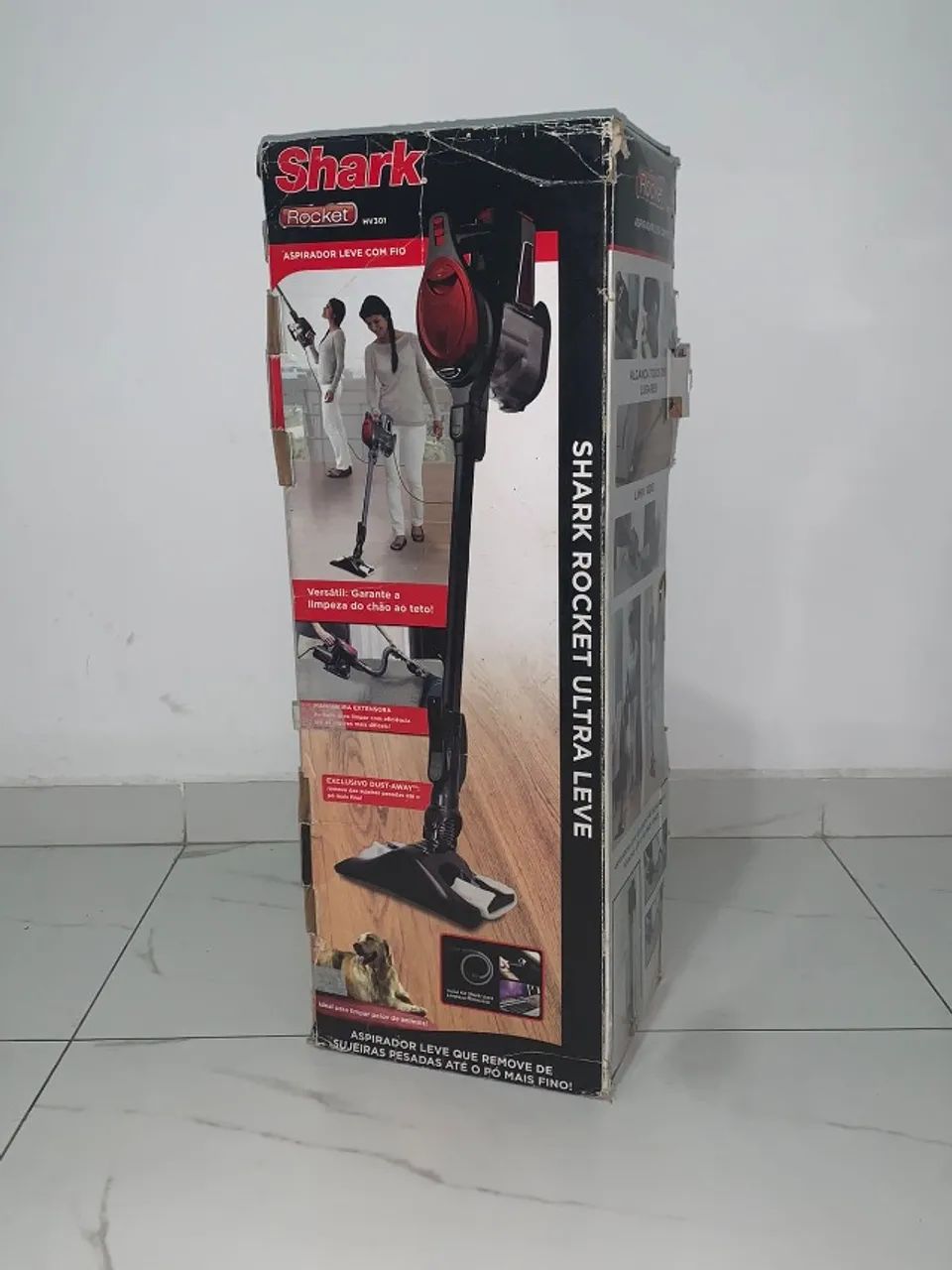 Aspirador Shark Rocket hv301 - Ultra leve - Usado - Foto 4
