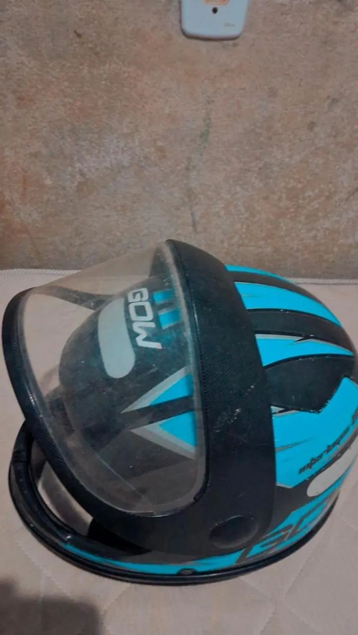 Capacete de Moto Gow Azul