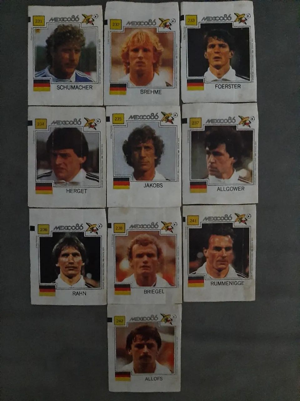 Figurinhas da Copa de 1986   - Foto 4