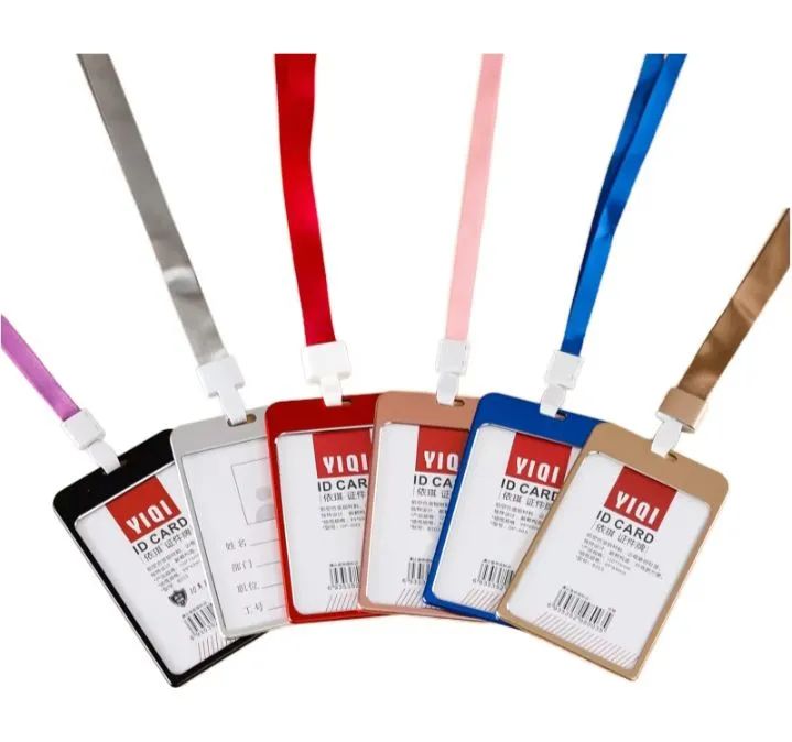 Kit com 15 Porta crachá, em liga de alumínio. - Foto 3
