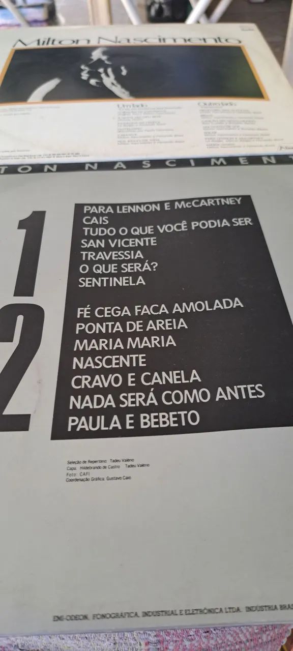 4 lps vinil  Milton nascimento perfeitos  100,00 cada. - Foto 3