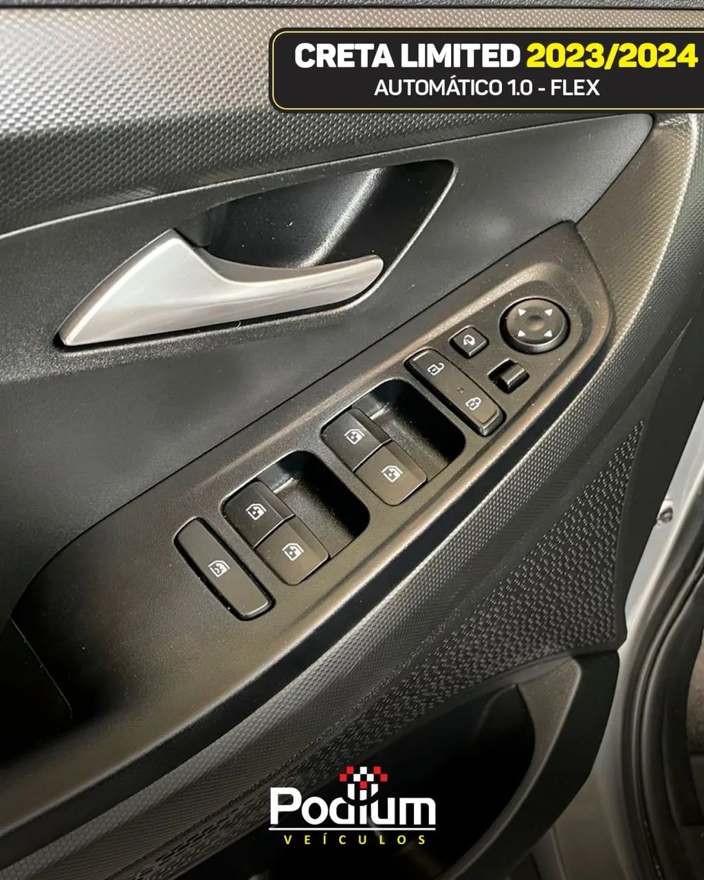 Hyundai Creta Limited 1.0 TB 12V Flex AUT 2024 - Foto 7