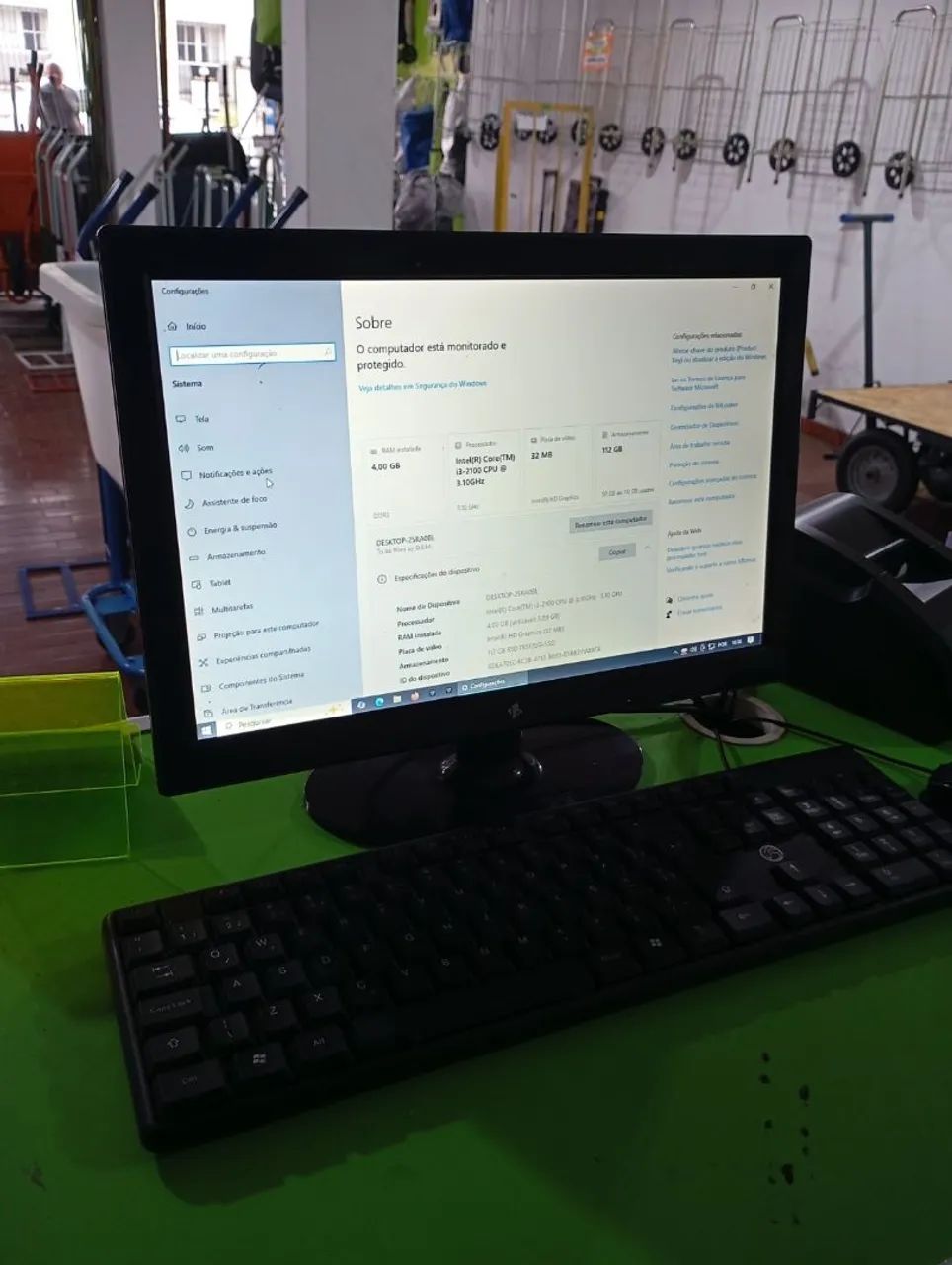 Computador i3 + SSD - COMPUTADOR