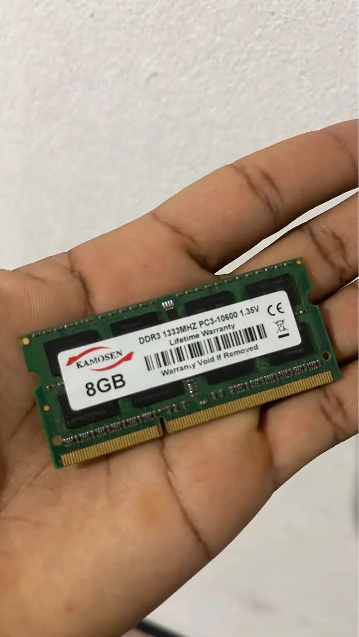 Memória ram notebook