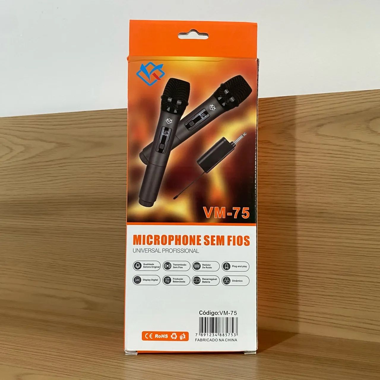 KIT 2 MICROFONES SEM FIO DE QUALIDADE PROFISSIONAL  - Foto 5