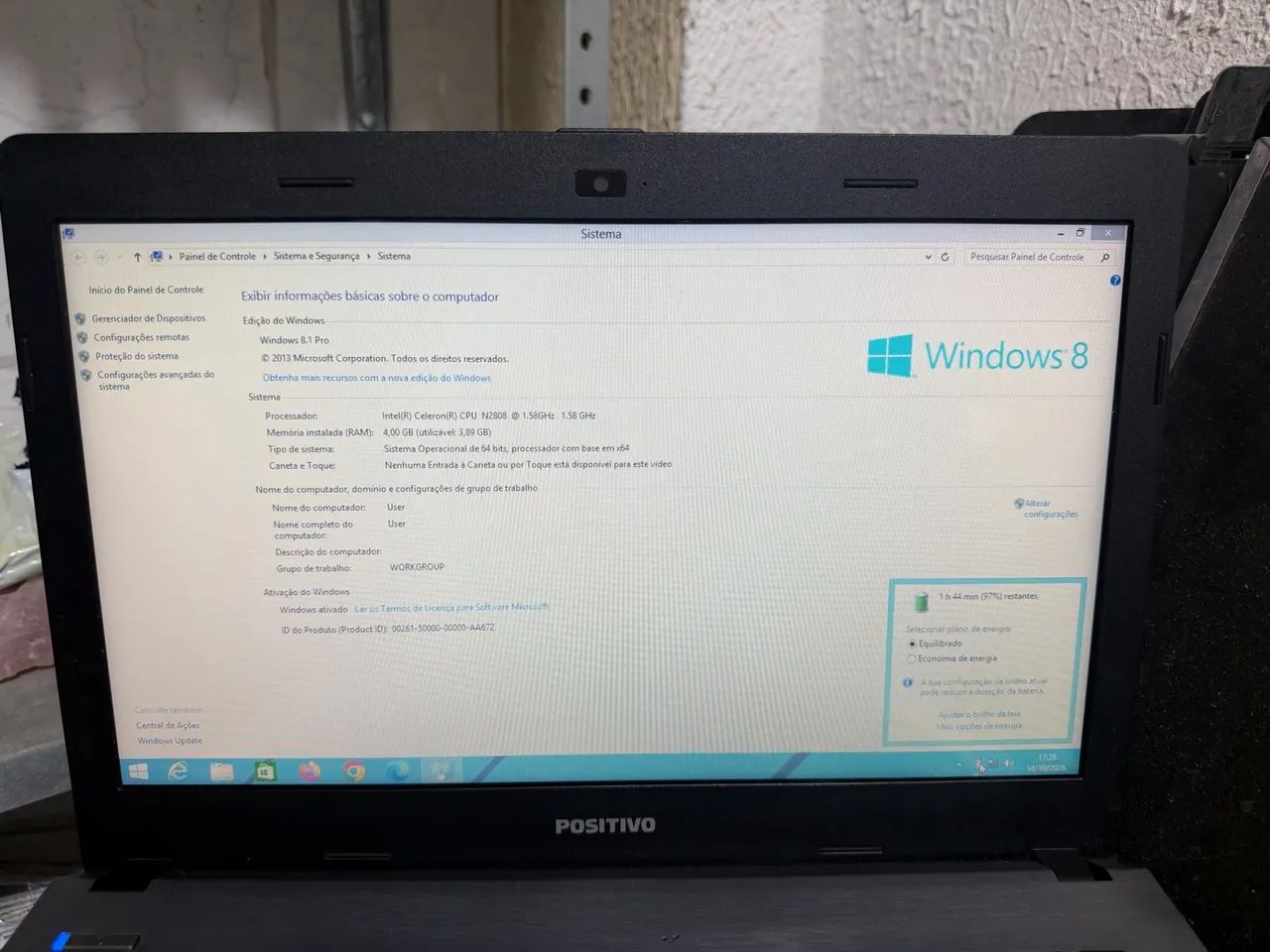 Notebook positivo / novíssimo e com garantia  - Foto 5