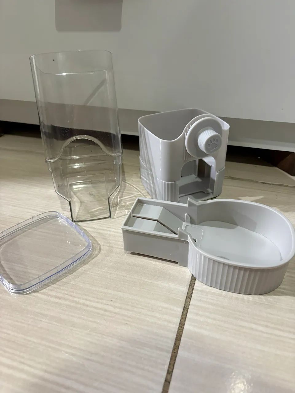 Alimentador automático 1,2L para gaiolas - cães, gatos, coelhos e outros pets - Foto 2