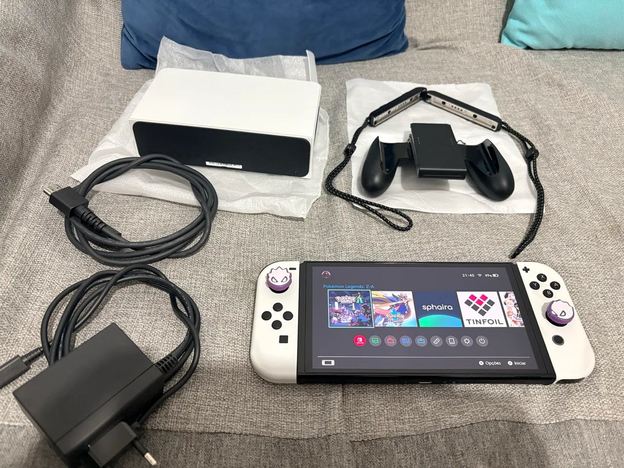 Vendo Nintendo Switch OLED Desbloqueado  - Foto 4