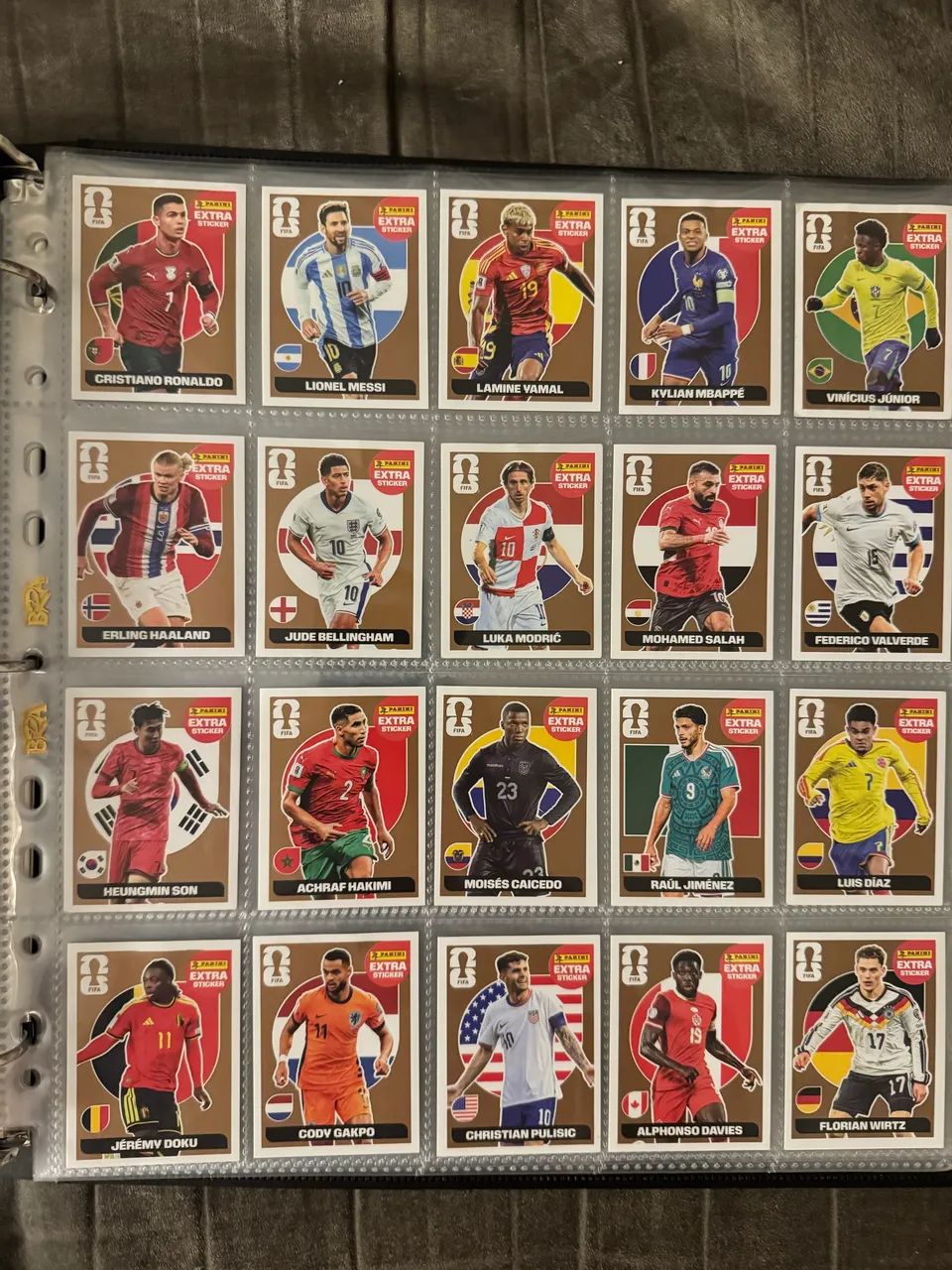 Figurinhas Legends Bronze copa 2026