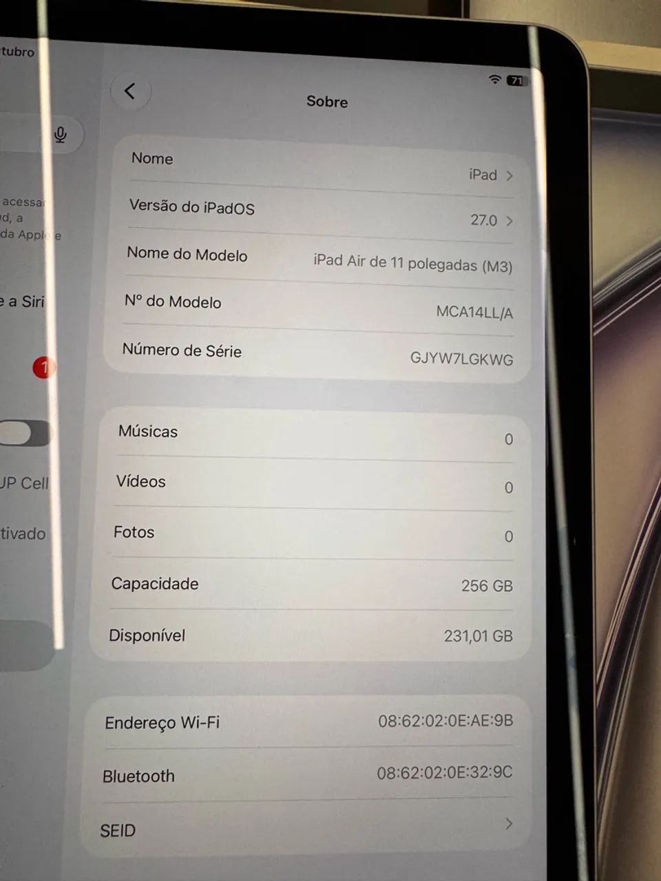 Ipad air M3 256gb wifi - troco ps4 / ps5 / Xbox  - Foto 3