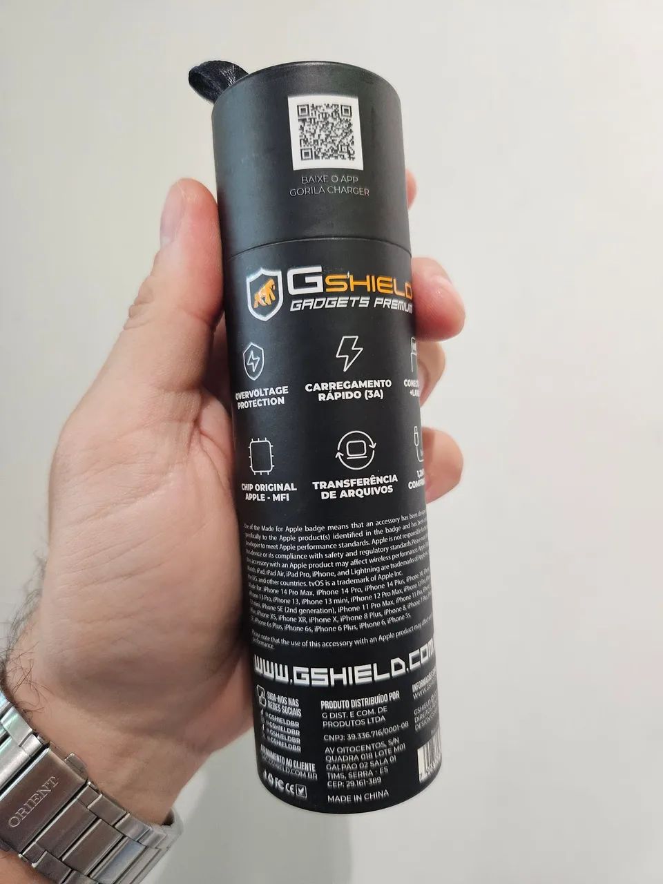 Cabo Mfi lightning para Usb A 1.2m Gshield  - Foto 4