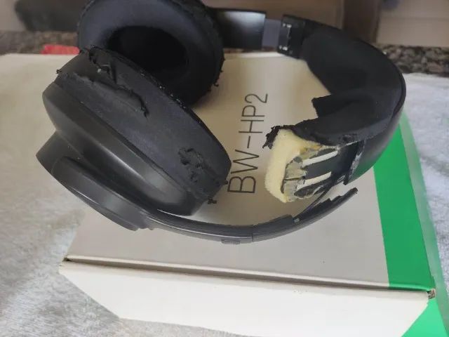 Headphone BlitzWolf-BW-HP2, Bluetooth, Drivers 50mm, microfone, arco quebrado - Foto 2