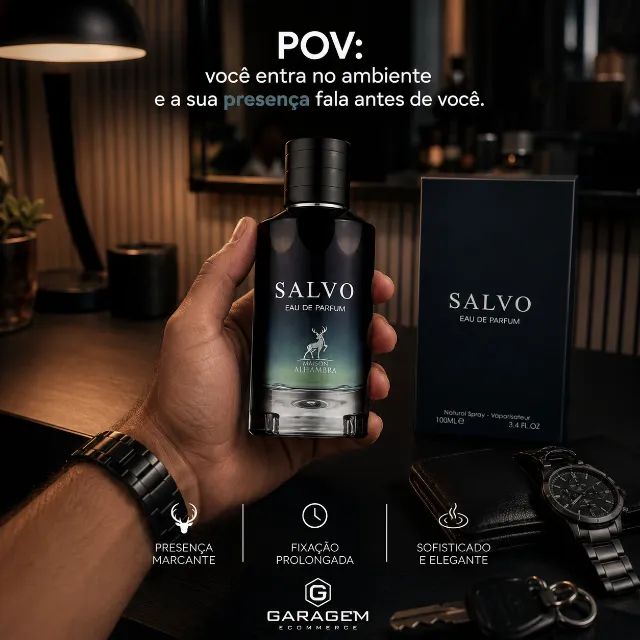 Perfume Árabe Salvo ELIXIR Maison Alhambra 60ML - Foto 5