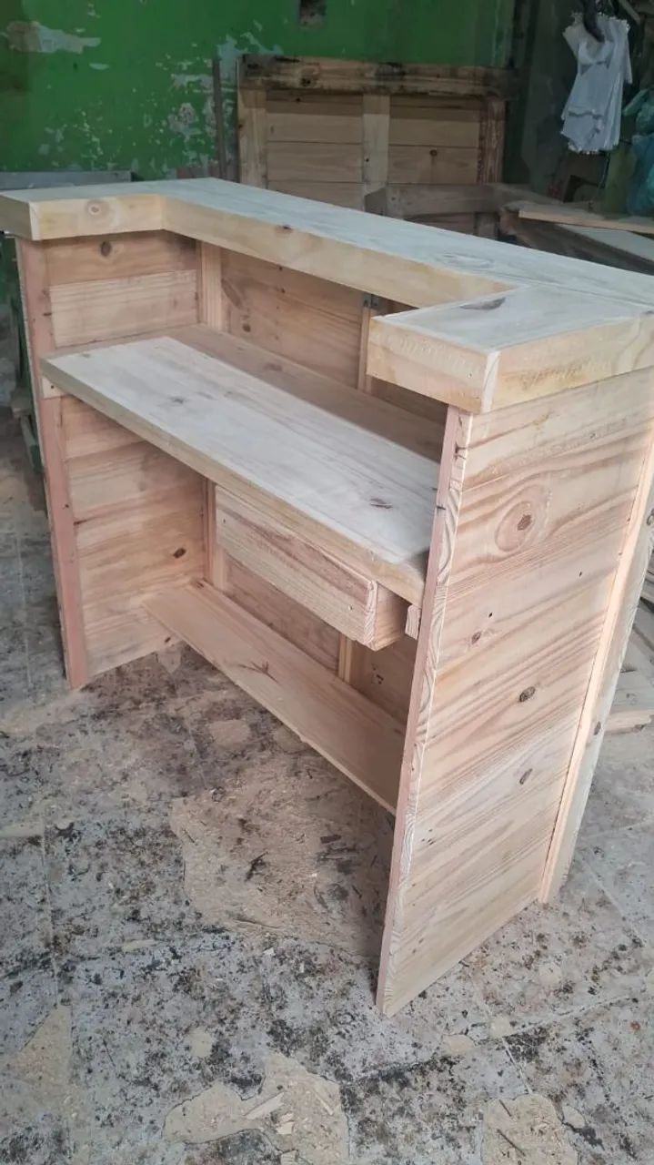 Balcão Bartemder desmontável ou fixo