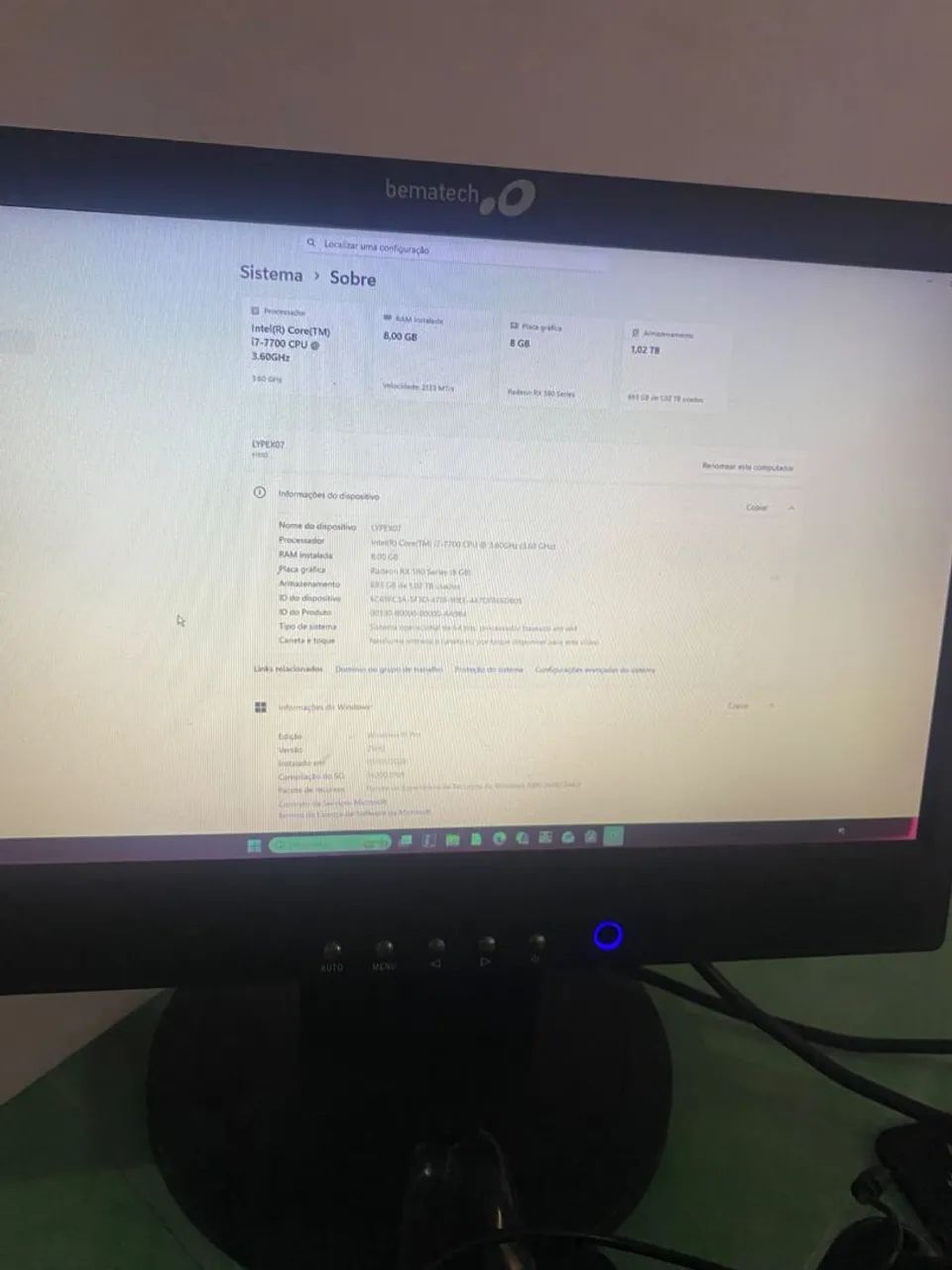 Vendo PC gamer ou troco no iPhone 14 pra cima - Foto 2