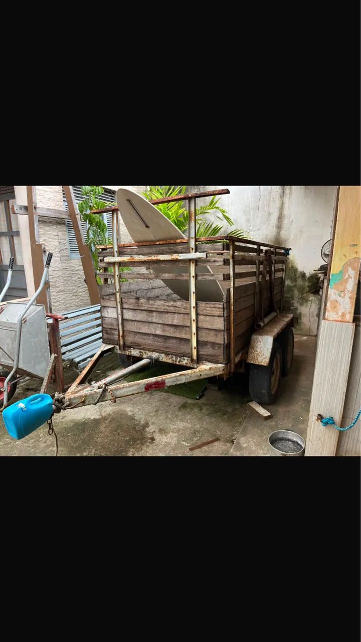 Carreta com 2 eixos, muito resistente  - Foto 2