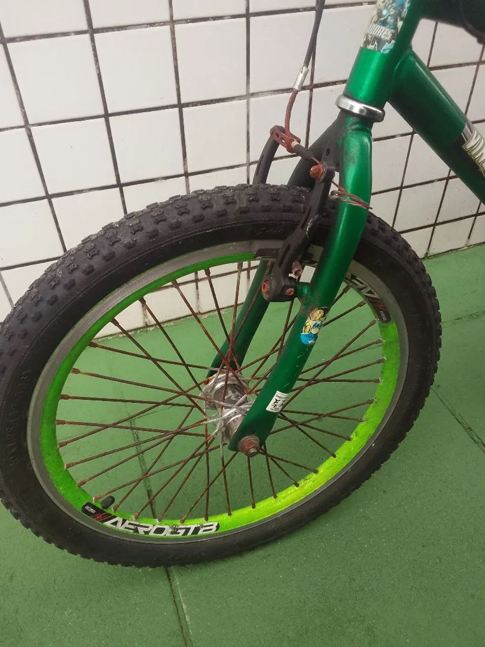 Bicicleta infantil Verde  - Foto 5