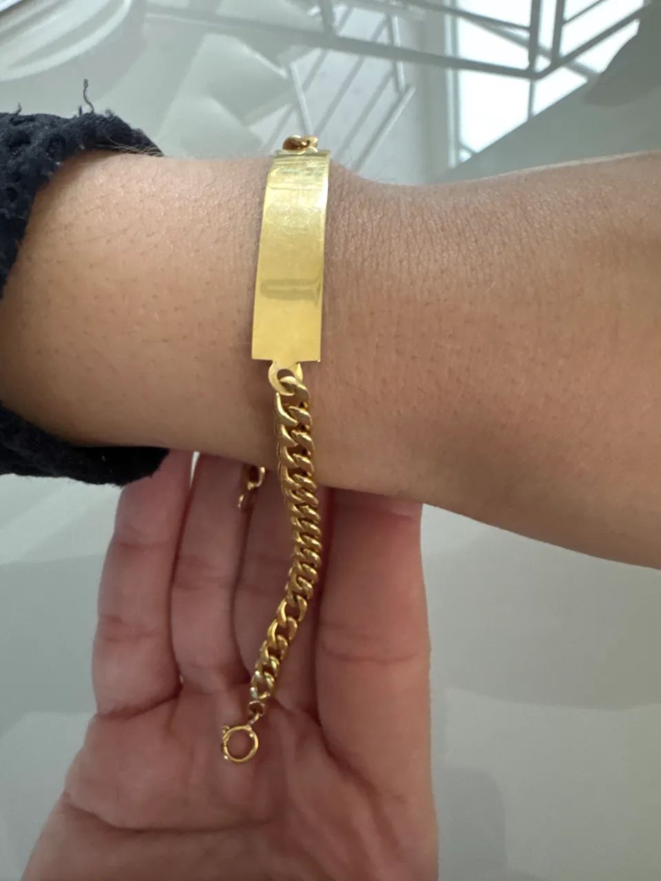 Pulseira ouro 18k 7g - Foto 2