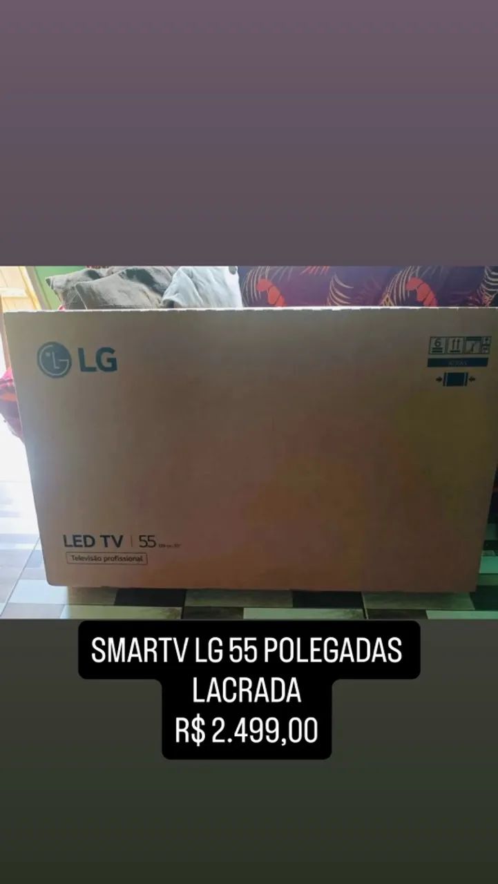 SMART TV LG 55 POLEGADAS LACRADA ACEITO TROCA