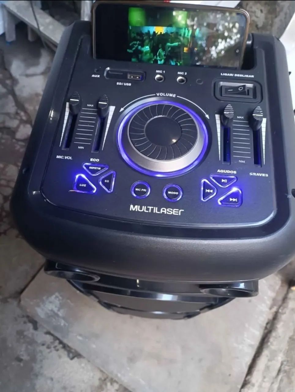 Caixa Bluetooth Multilaser MINI TORRE 900W SP380 - Foto 4
