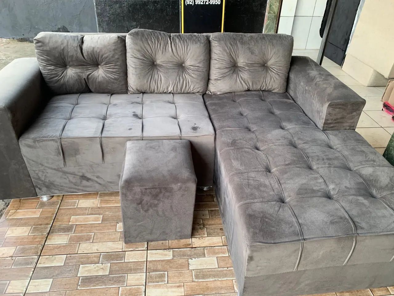 SOFÁ CHEYSE DIRETO DA FÁBRICA + Entrega grátis  - Foto 2