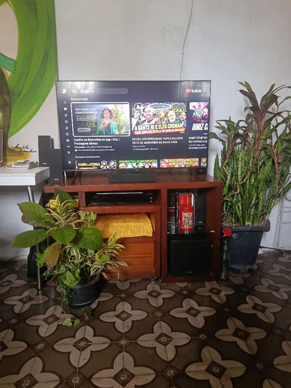 SMART TV 4K - CU7700- EXCELENTE - Foto 2