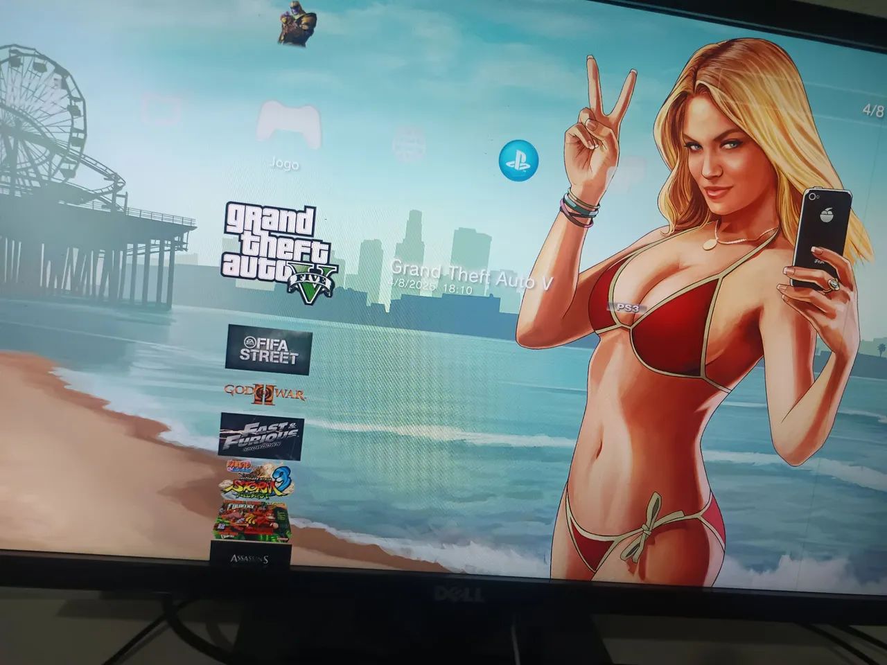 PS3 com 2 controles - Foto 3