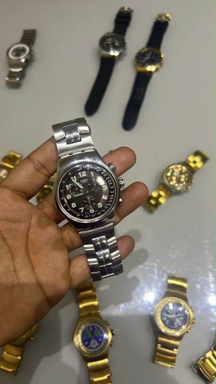 swatch série prata