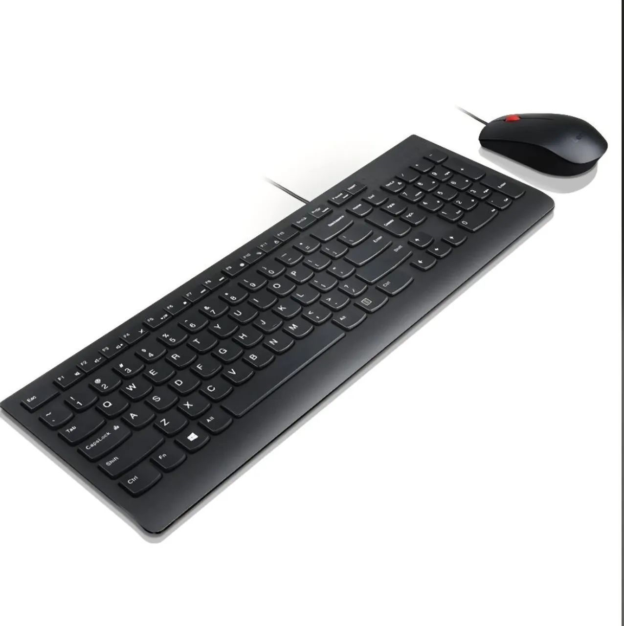 Kit Teclado e Mouse com Fio Lenovo