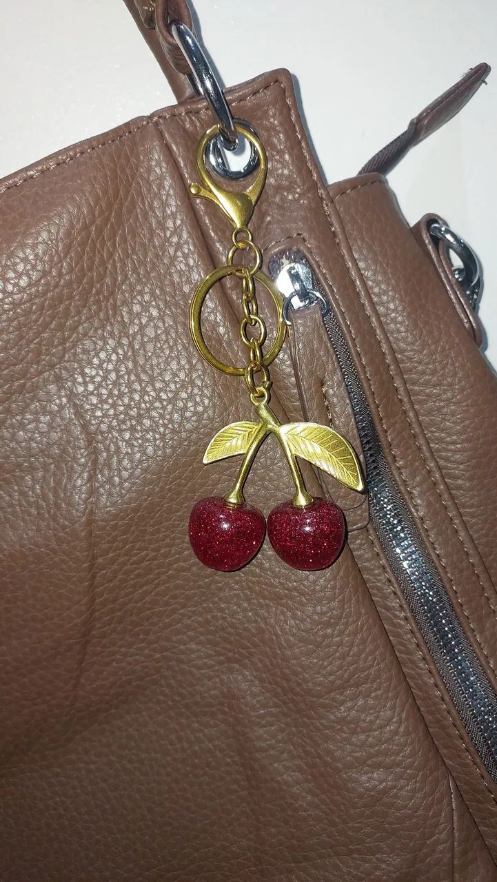 Chaveiro dourado de cereja brilhante ? - Foto 3