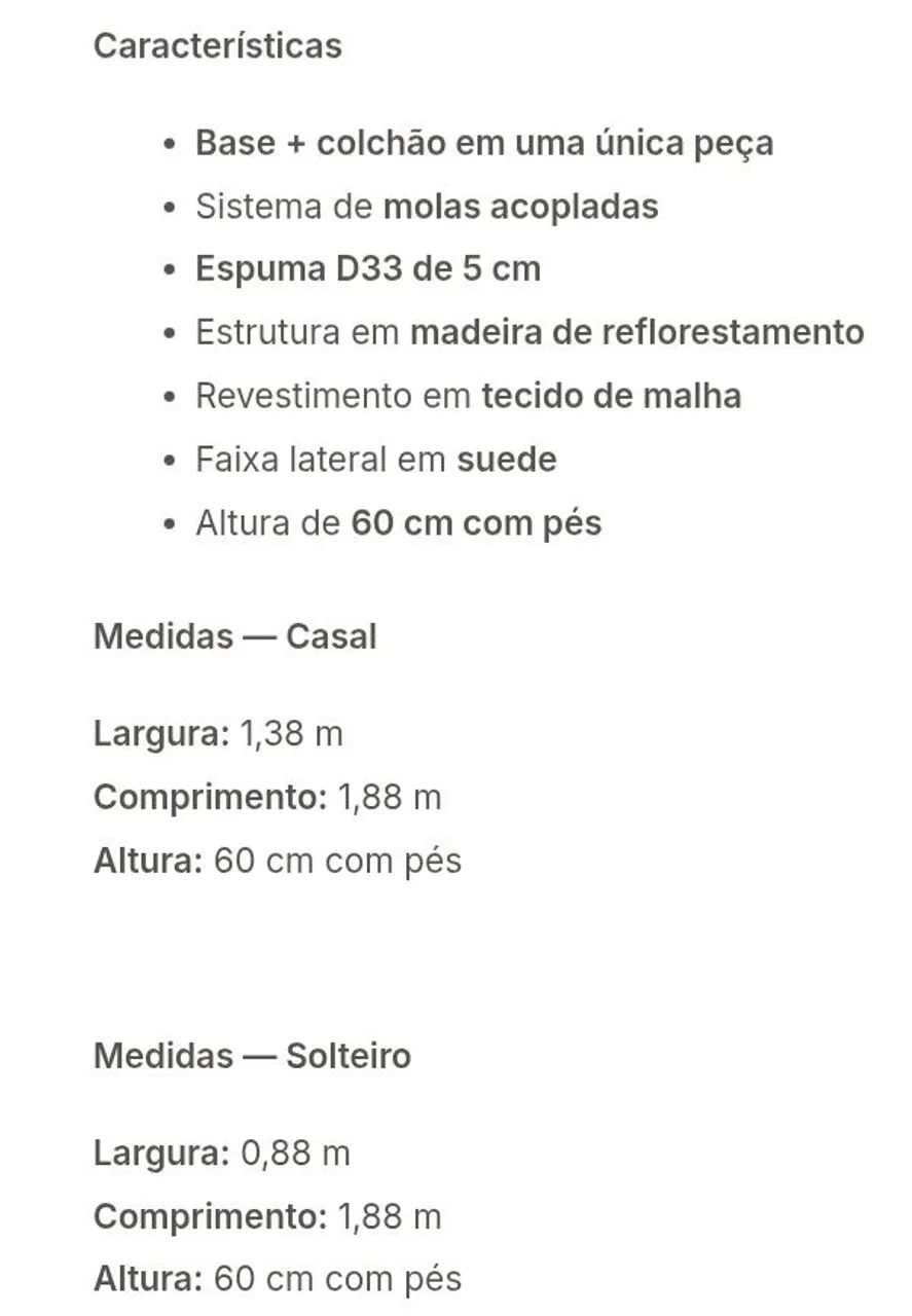 Cama Box Casal Molas com FRETE GRÁTIS: É DENTRO! - Foto 3