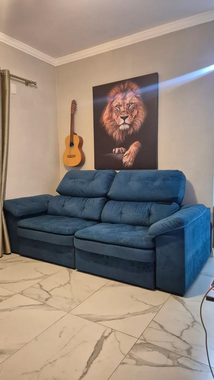 Sofá dois lugares retrátil e reclinável  - Foto 5