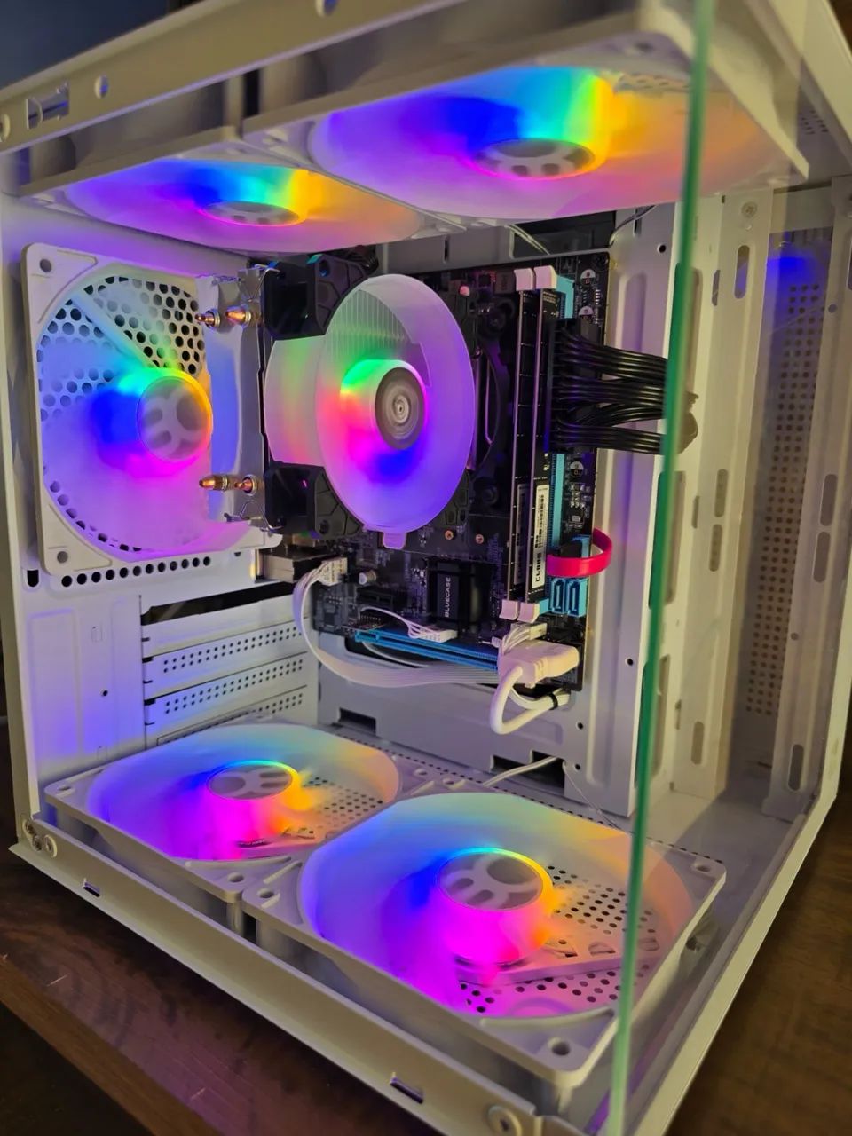 Computador Branco I5 16GB SSD 240GB Fonte 500W Gabinete 5 Fans Raibown - Foto 2